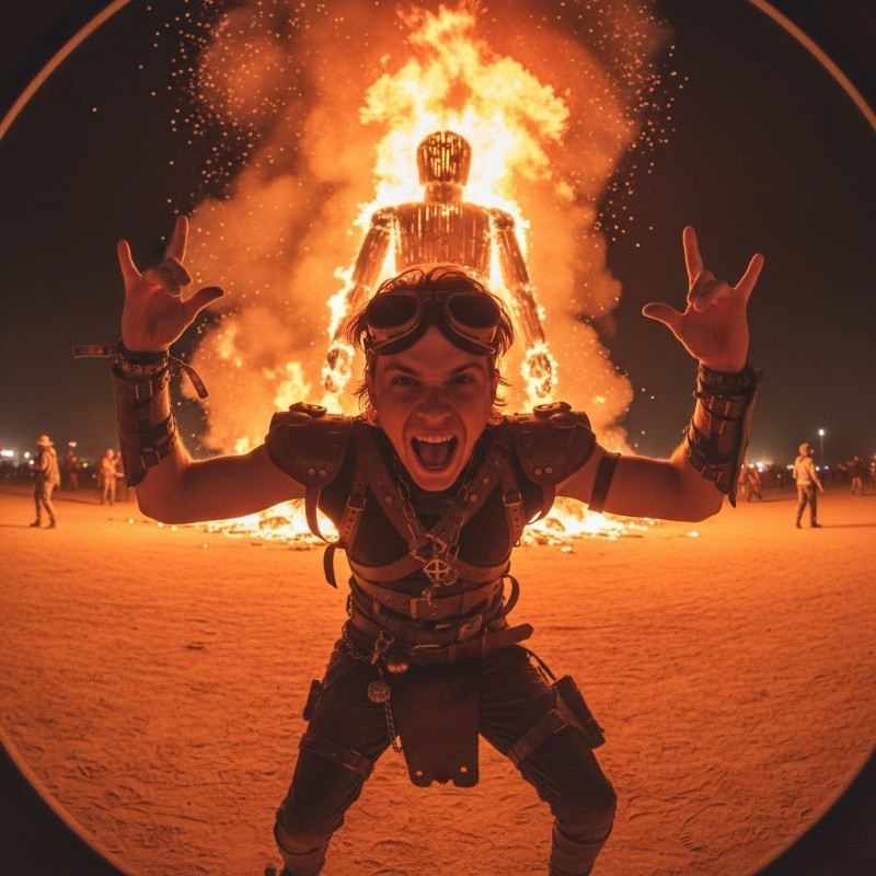 Alucinado no Burning Man