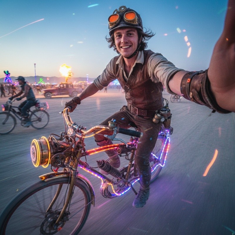 Bike Burning Man