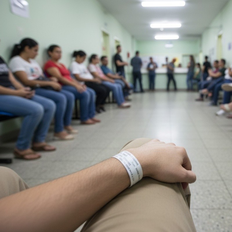 Foto de pulseira de hospital