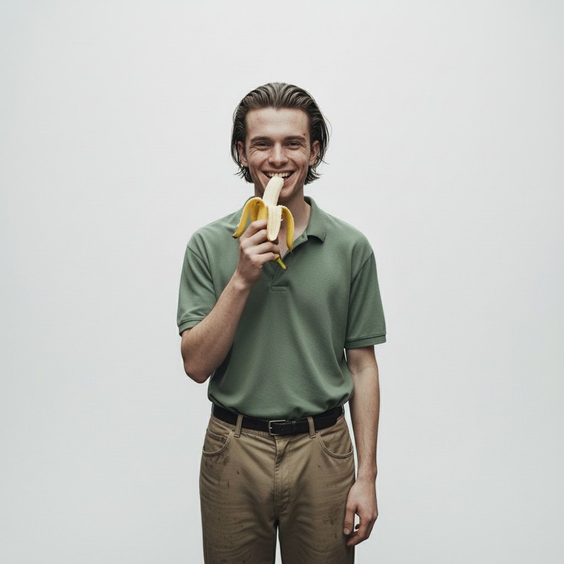 Comendo banana